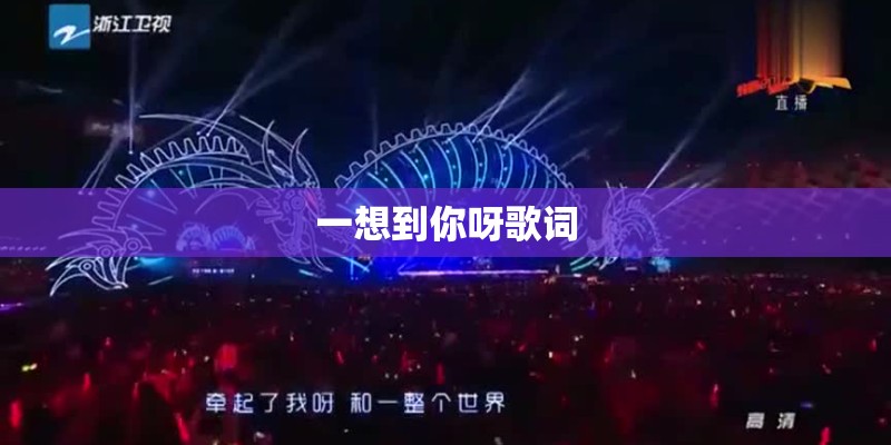 一想到你呀歌词