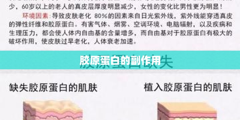 胶原蛋白的副作用