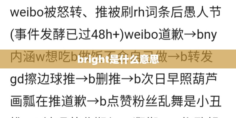 bright是什么意思