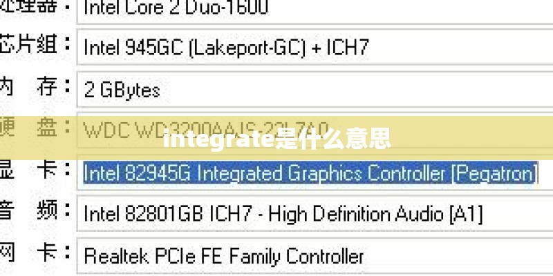 integrate是什么意思