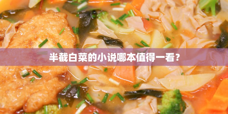 半截白菜的小说哪本值得一看？