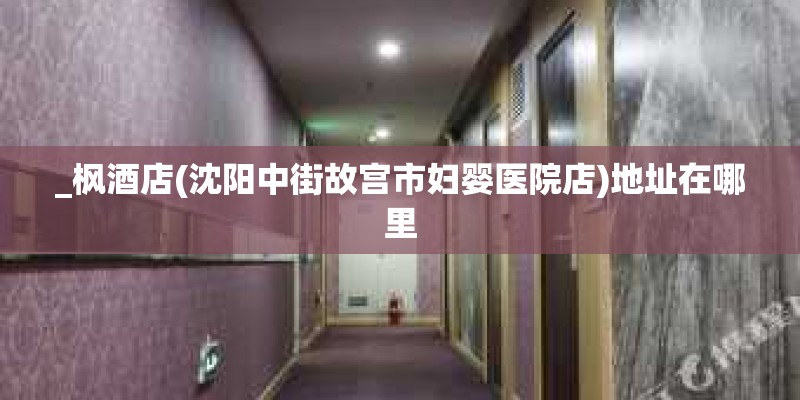 _枫酒店(沈阳中街故宫市妇婴医院店)地址在哪里